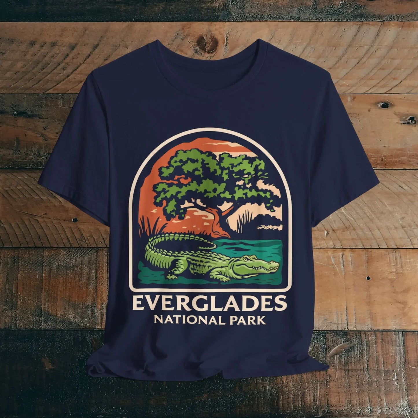 Everglades National Park Unisex Fit T-Shirt Alligator Tee - Park Service Apparel
