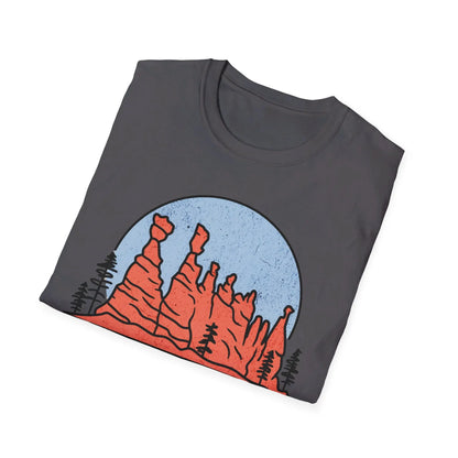 Bryce Canyon National Park Unisex Fit T-Shirt Utah Hoodoos Art - Park Service Apparel