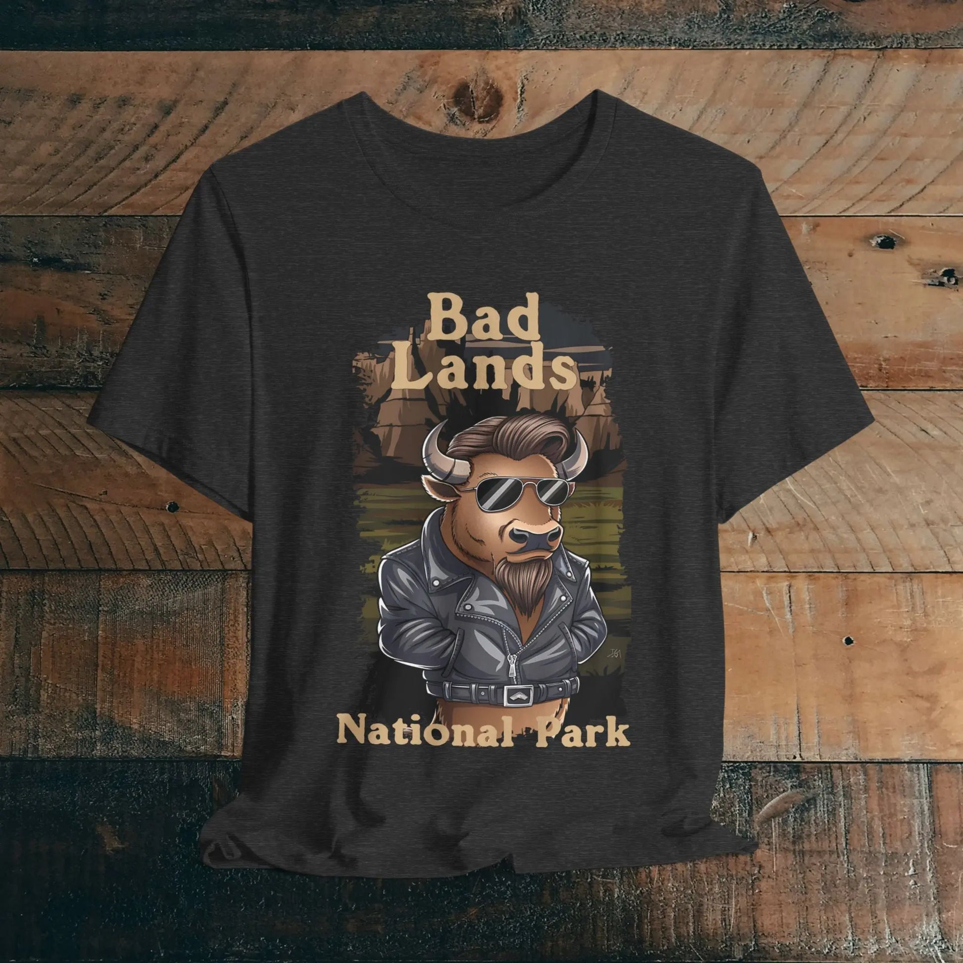Bad Buffalo Badlands National Park Unisex Fit Soft T-shirt - Park Service Apparel
