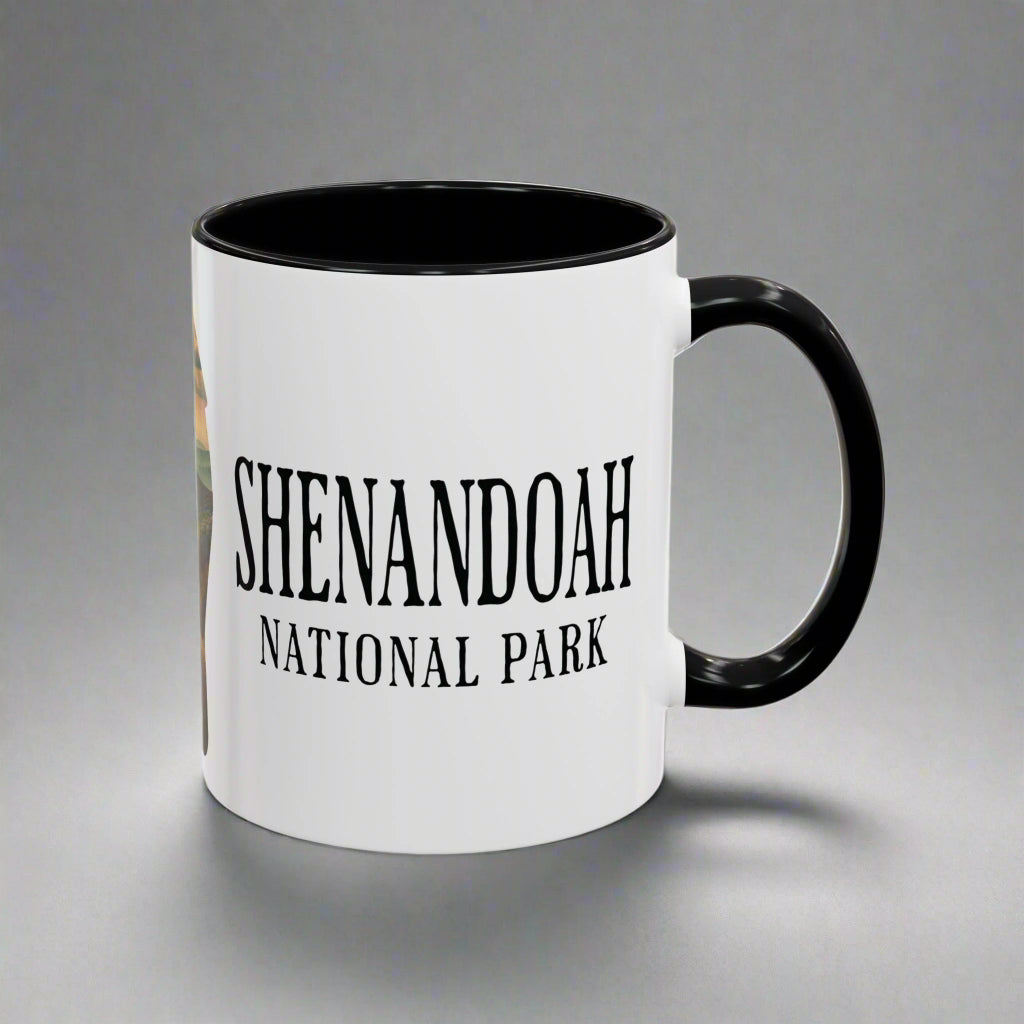Shenandoah National Park Colored Coffee Mug 11oz 15oz Virginia Bear Cup Printify