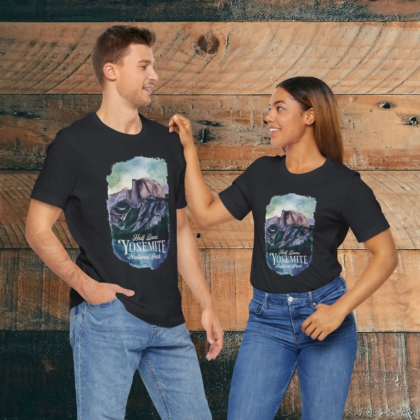 Half Dome Yosemite National Park Unisex Fit Soft T-shirt Nature Tee - Park Service Apparel