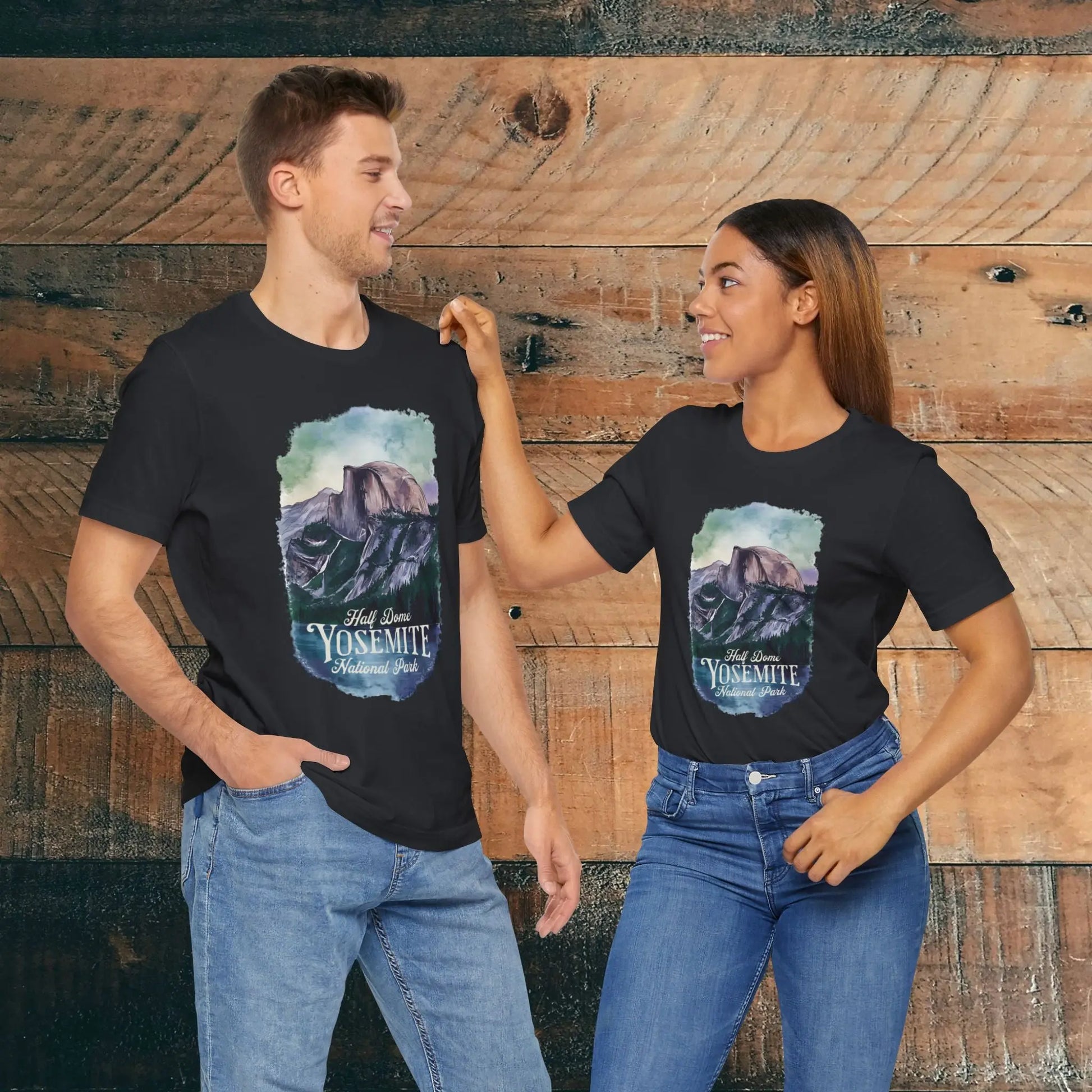 Half Dome Yosemite National Park Unisex Fit Soft T-shirt Nature Tee - Park Service Apparel