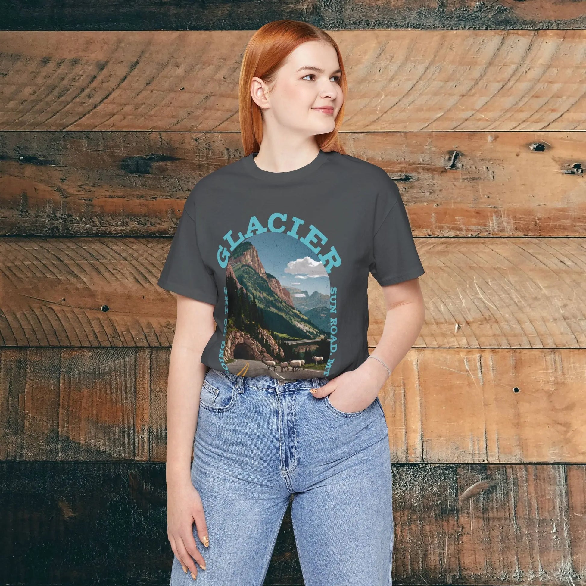 Glacier National Park Unisex Fit T-Shirt Going To The Sun Road Montana - Park Service Apparel