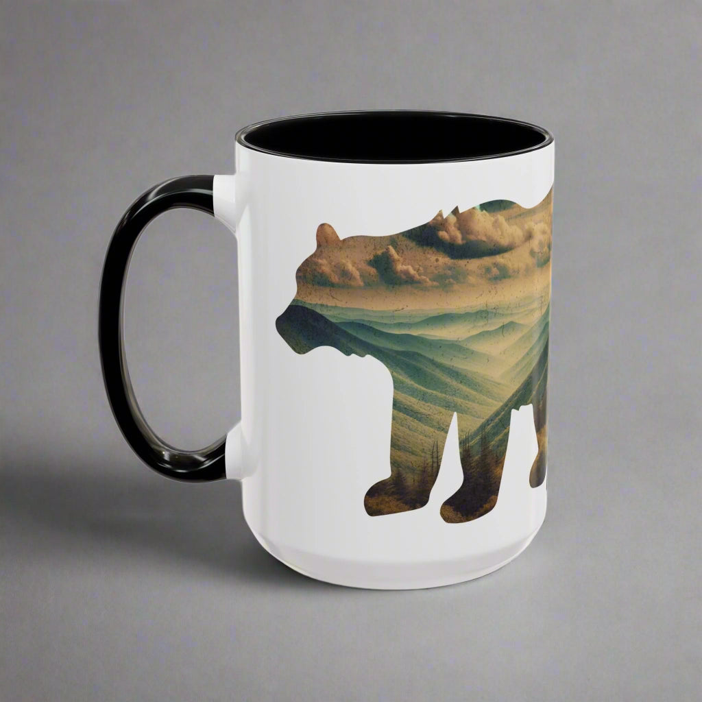 Shenandoah National Park Colored Coffee Mug 11oz 15oz Virginia Bear Cup Printify
