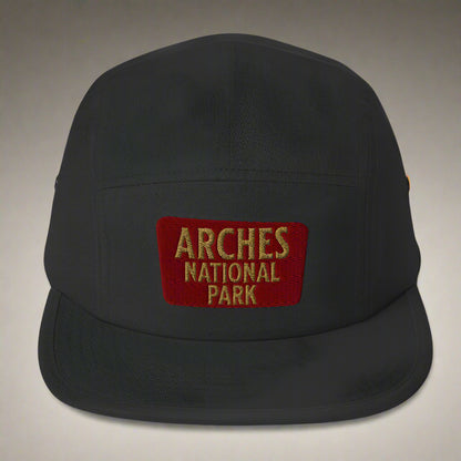 Arches National Park 5-Panel Hat hat Park Service Apparel Black