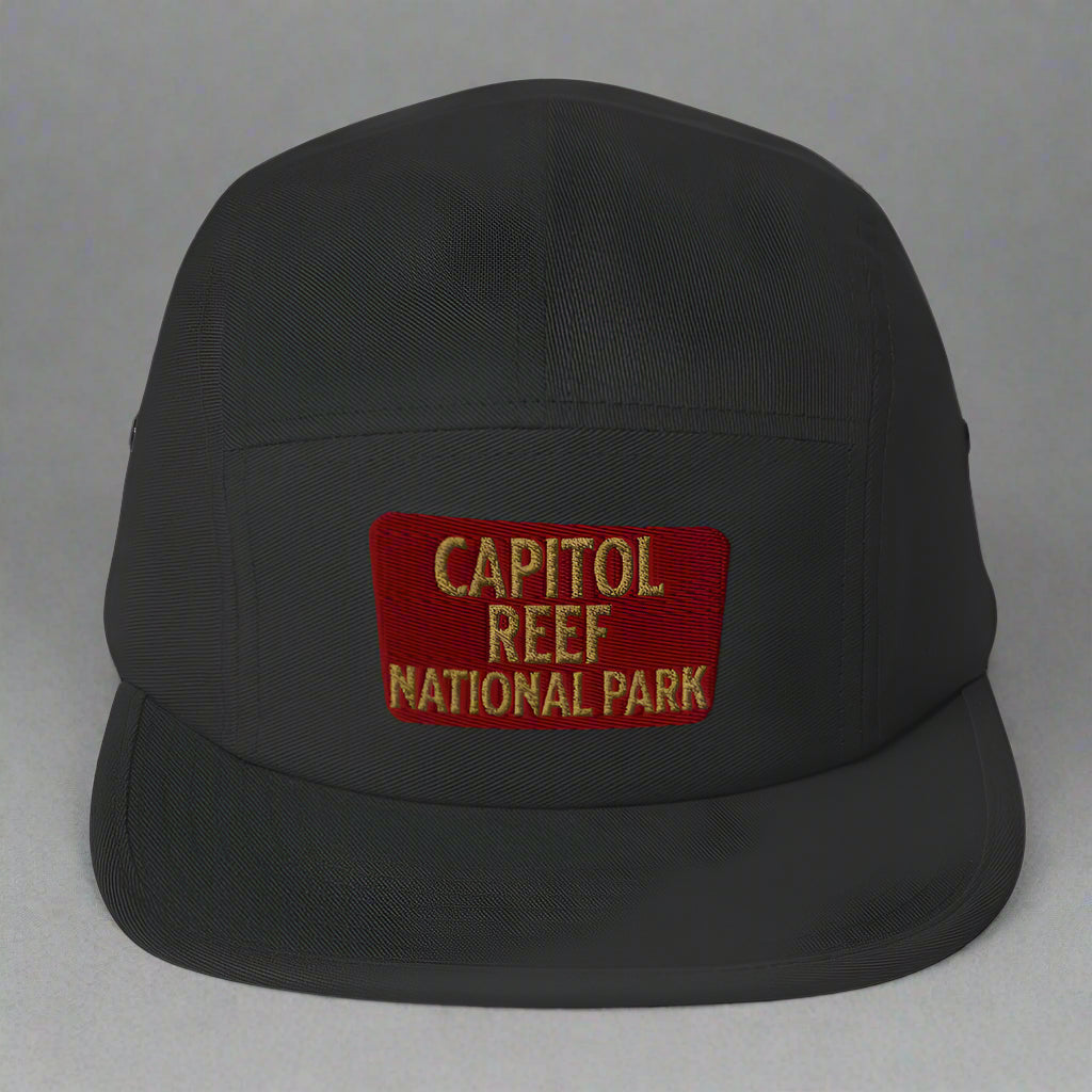 Capitol Reef National Park 5-Panel Hat hat Park Service Apparel Black