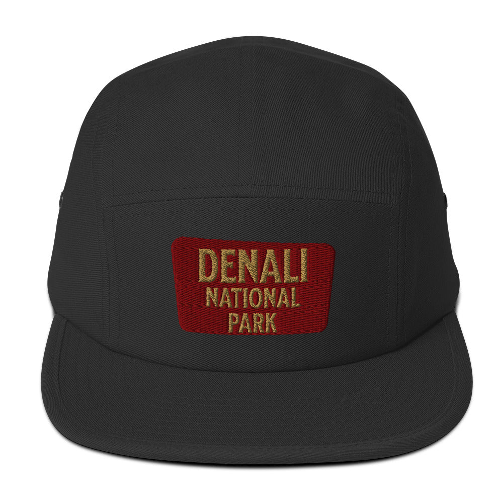 Denali National Park 5-Panel Hat hat Park Service Apparel Black