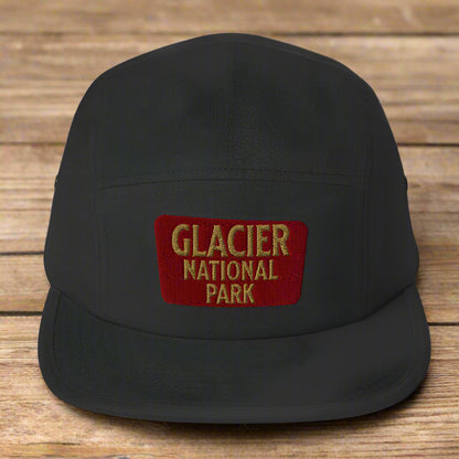 Glacier National Park 5-Panel Hat hat Park Service Apparel Black