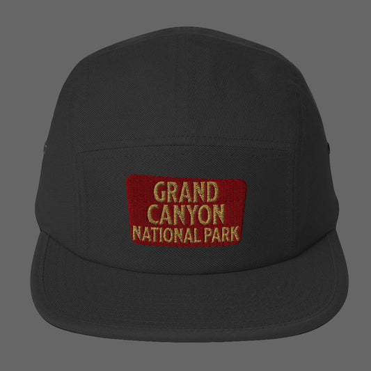 Grand Canyon National Park 5-Panel Hat hat Park Service Apparel Black