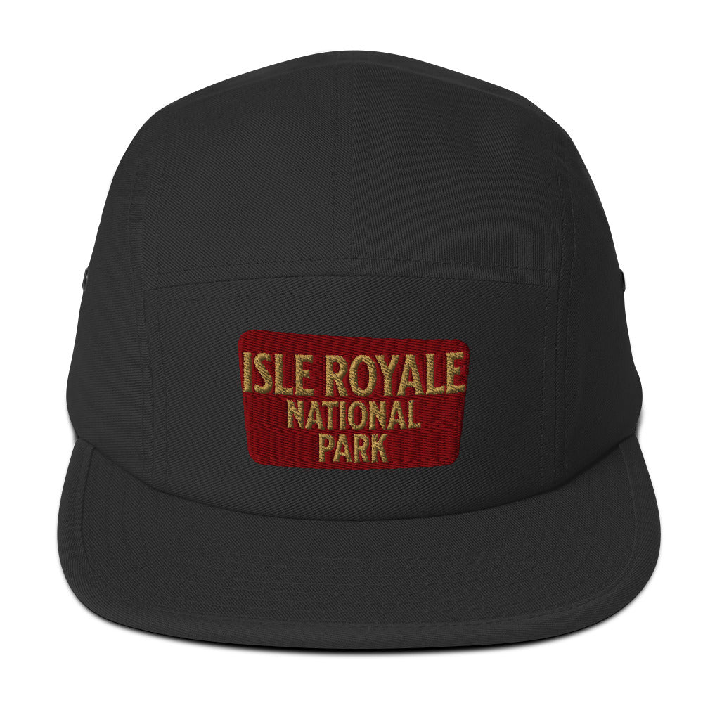 Isle Royale National Park 5-Panel Hat hat Park Service Apparel Black