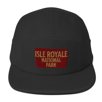 Isle Royale National Park 5-Panel Hat hat Park Service Apparel Black
