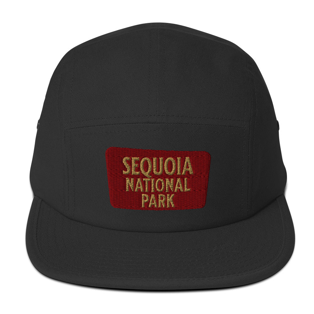 Sequoia National Park 5-Panel Hat hat Park Service Apparel Black