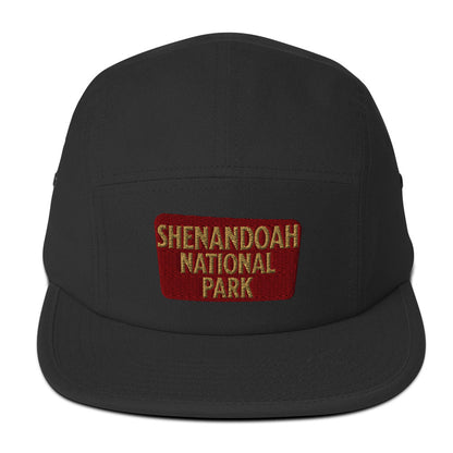 Shenandoah National Park 5-Panel Hat Park Service Apparel Black