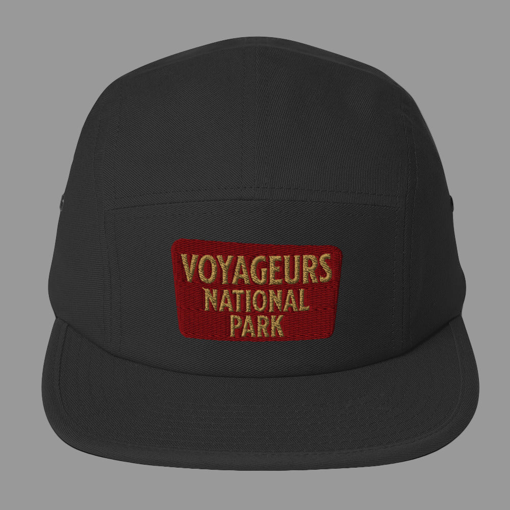 Voyageurs National Park 5-Panel Hat Park Service Apparel Black