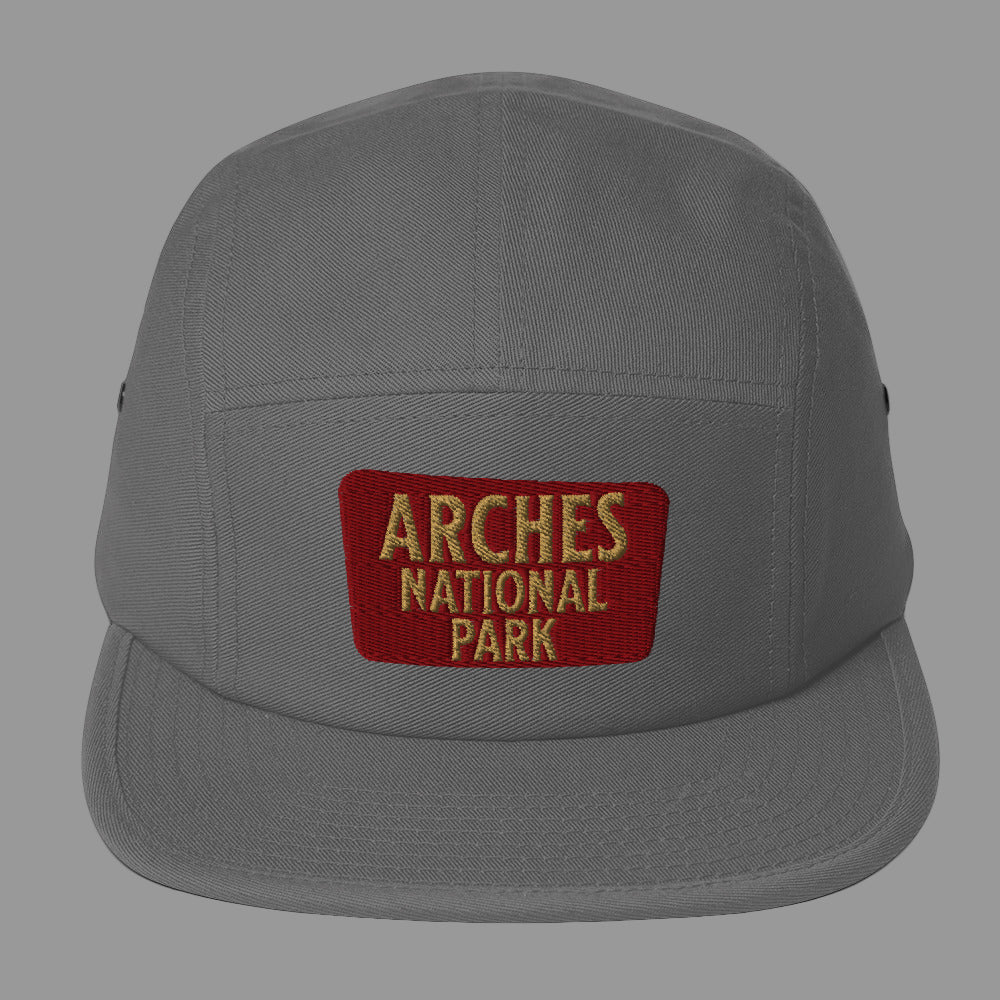 Arches National Park 5-Panel Hat hat Park Service Apparel Grey