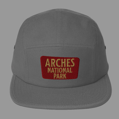 Arches National Park 5-Panel Hat hat Park Service Apparel Grey