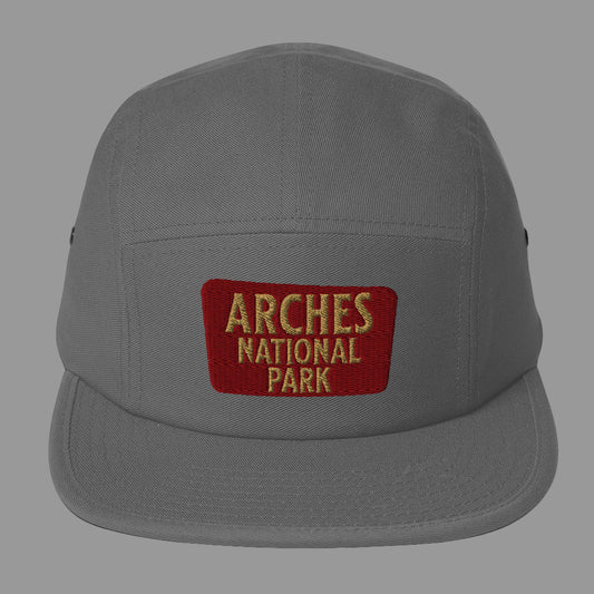 Arches National Park 5-Panel Hat hat Park Service Apparel Grey