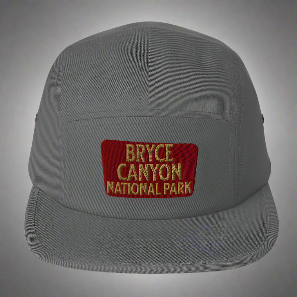 Bryce Canyon 5-Panel Hat Beanie Park Service Apparel Grey