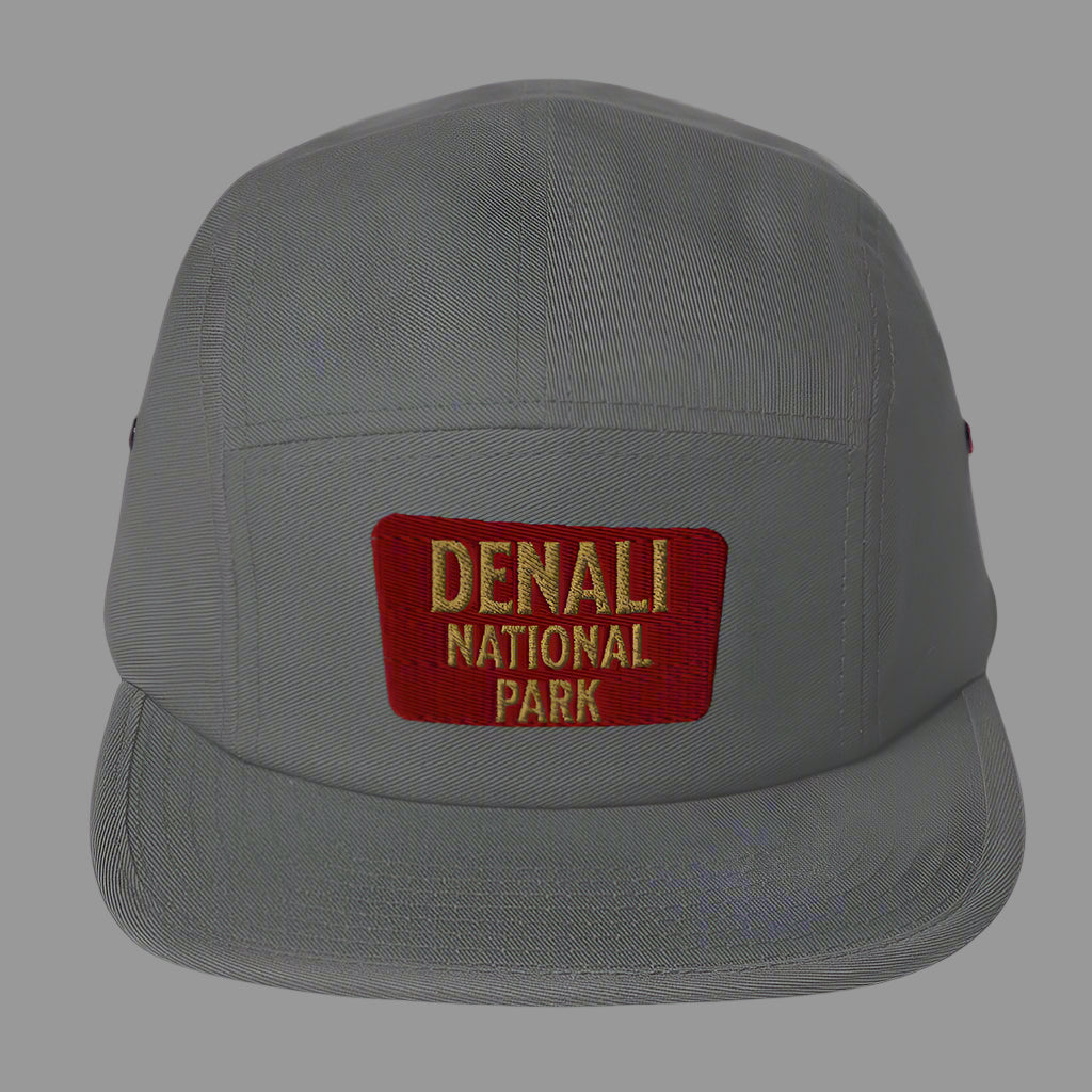 Denali National Park 5-Panel Hat hat Park Service Apparel Grey
