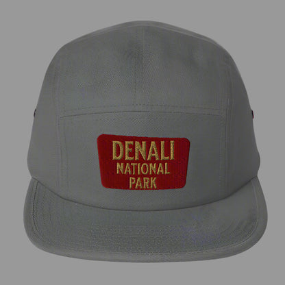 Denali National Park 5-Panel Hat hat Park Service Apparel Grey