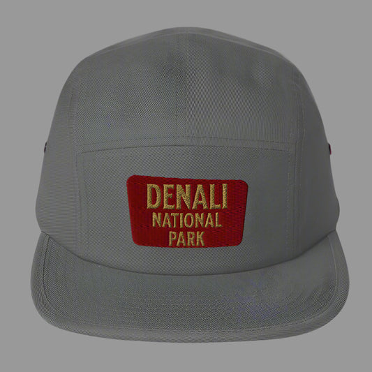 Denali National Park 5-Panel Hat hat Park Service Apparel Grey