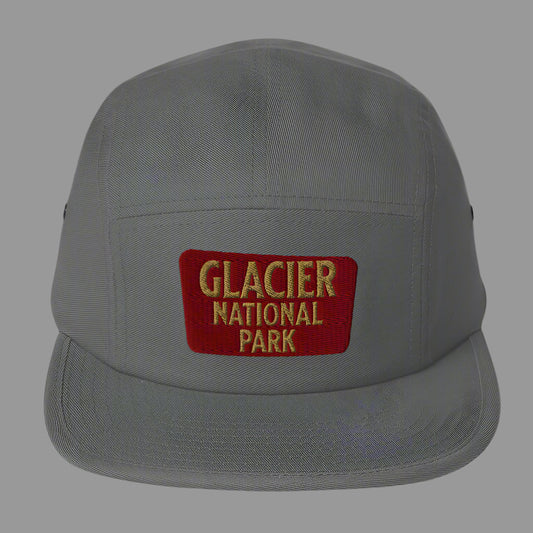 Glacier National Park 5-Panel Hat hat Park Service Apparel Grey