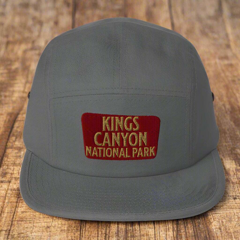Kings Canyon National Park 5-Panel Hat hat Park Service Apparel Grey