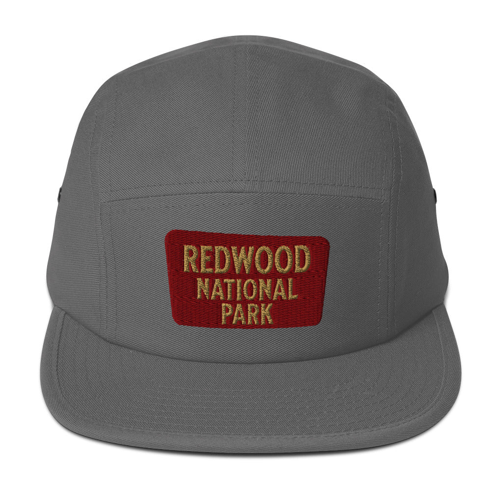 Redwood National Park 5-Panel Hat hat Park Service Apparel Grey