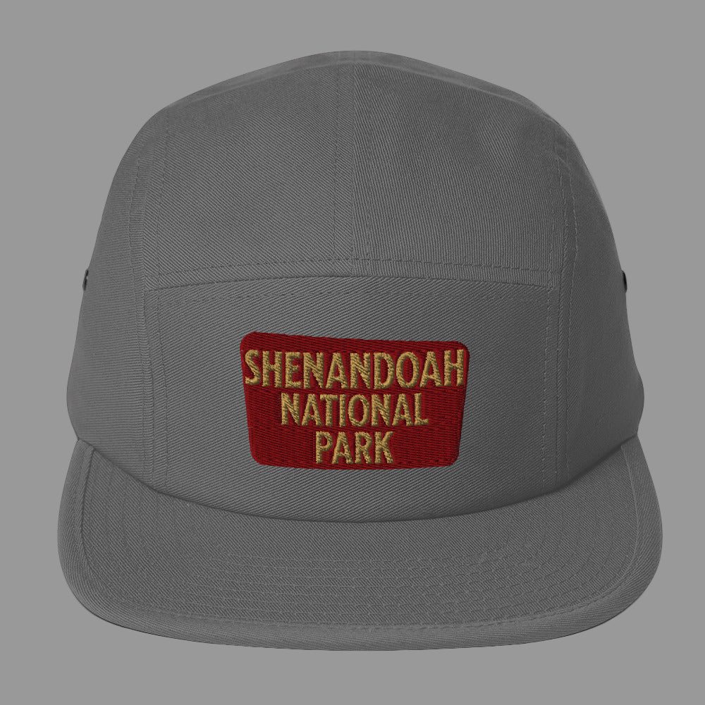 Shenandoah National Park 5-Panel Hat Park Service Apparel Grey