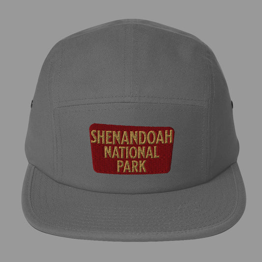 Shenandoah National Park 5-Panel Hat Park Service Apparel Grey
