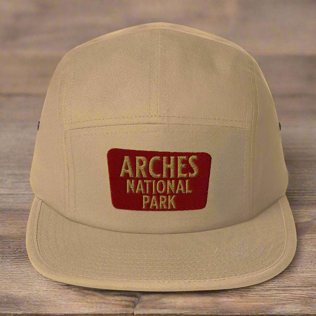 Arches National Park 5-Panel Hat hat Park Service Apparel Khaki