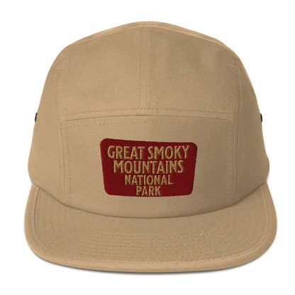 Great Smoky Mountains 5-Panel Hat hat Park Service Apparel Khaki