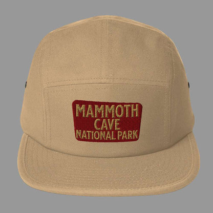 Mammoth Cave National Park 5-Panel Hat Park Service Apparel Khaki