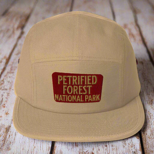 Petrified Forest National Park 5-Panel Hat Park Service Apparel Khaki