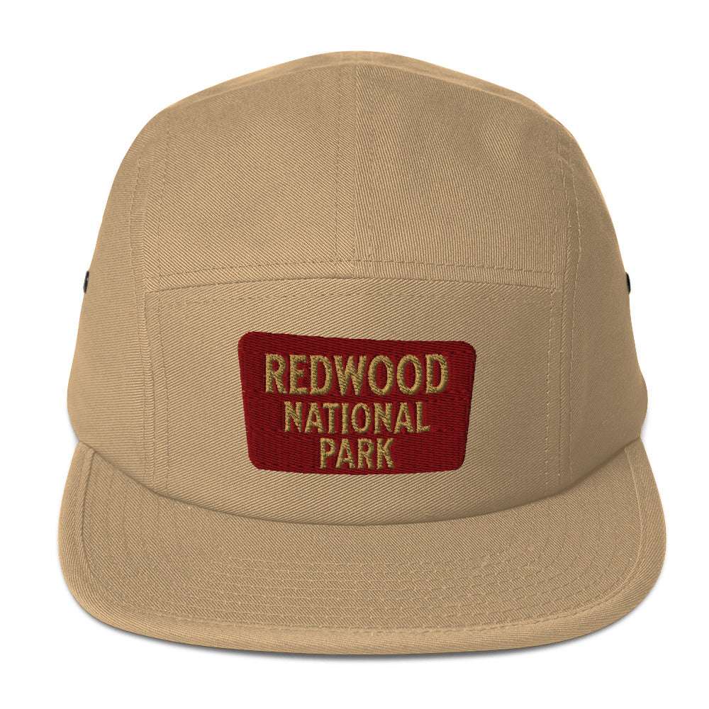 Redwood National Park 5-Panel Hat hat Park Service Apparel Khaki