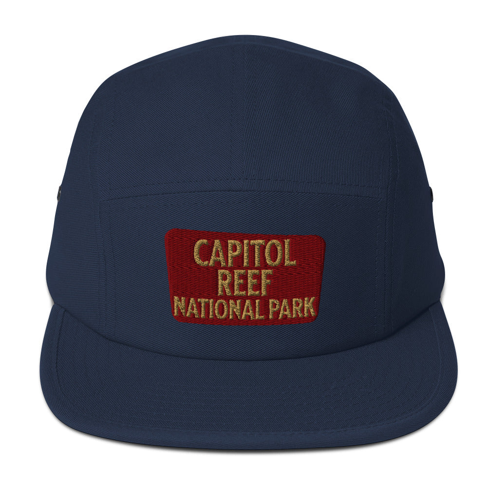 Capitol Reef National Park 5-Panel Hat hat Park Service Apparel Navy