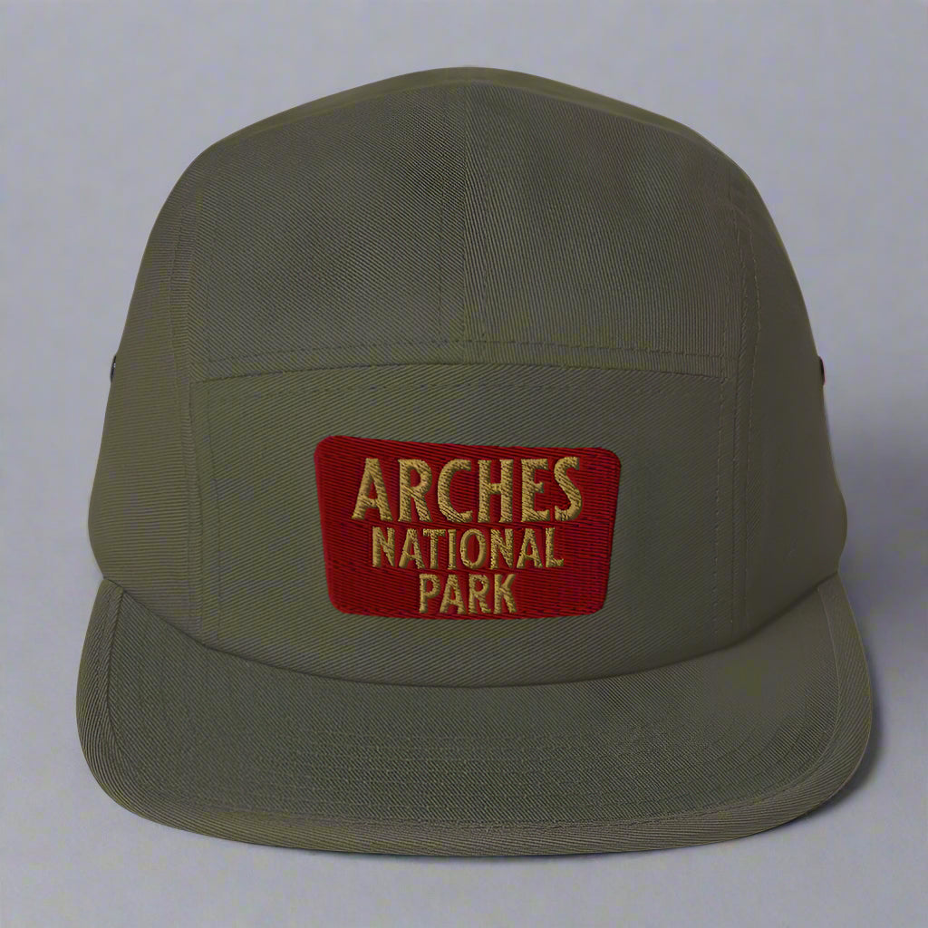 Arches National Park 5-Panel Hat hat Park Service Apparel Olive