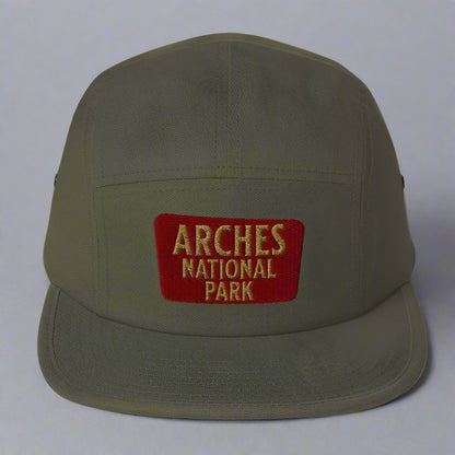 Arches National Park 5-Panel Hat hat Park Service Apparel Olive
