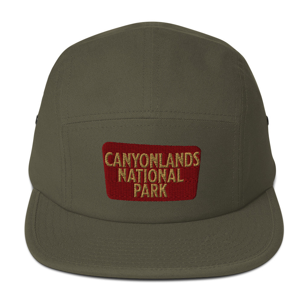 Canyonlands 5-Panel Hat Beanie Park Service Apparel Olive