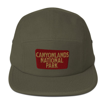 Canyonlands 5-Panel Hat Beanie Park Service Apparel Olive