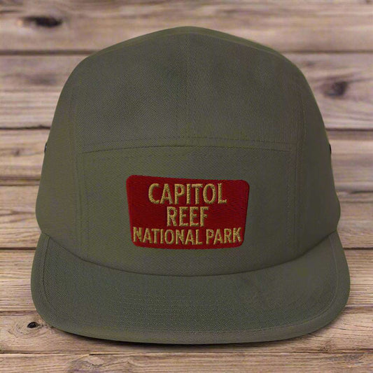 Capitol Reef National Park 5-Panel Hat hat Park Service Apparel Olive