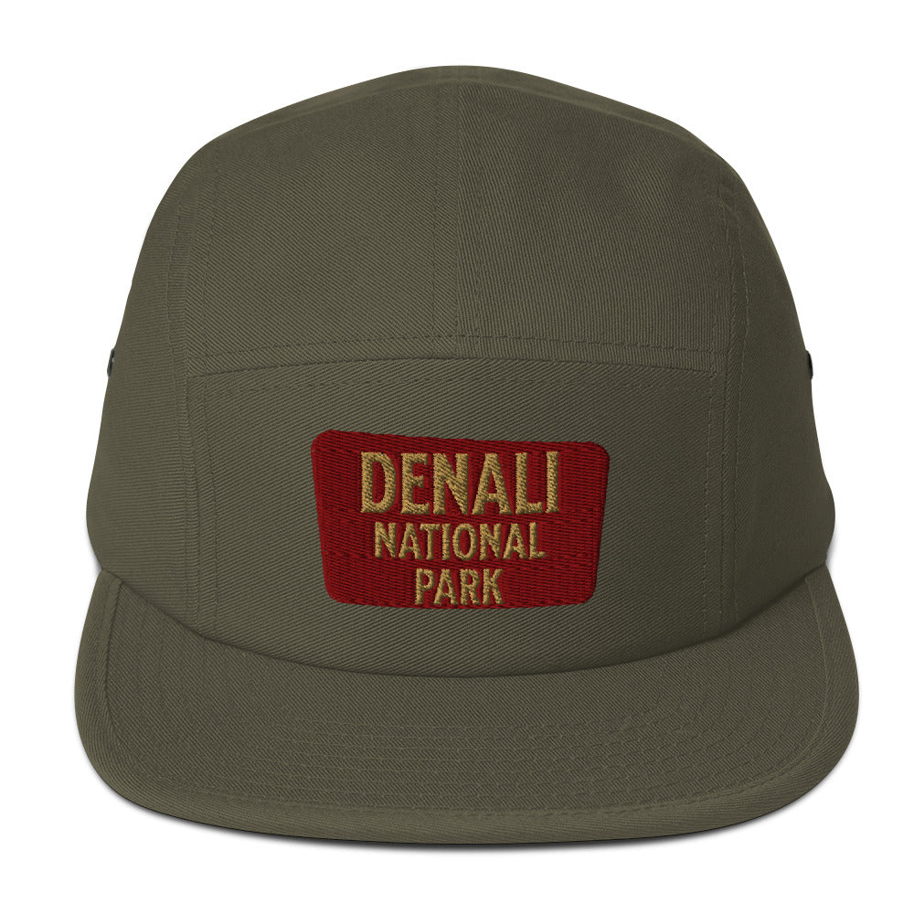 Denali National Park 5-Panel Hat hat Park Service Apparel Olive
