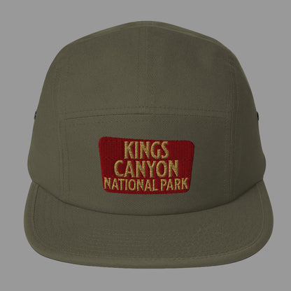 Kings Canyon National Park 5-Panel Hat hat Park Service Apparel Olive