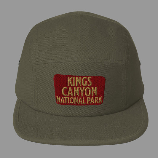 Kings Canyon National Park 5-Panel Hat hat Park Service Apparel Olive