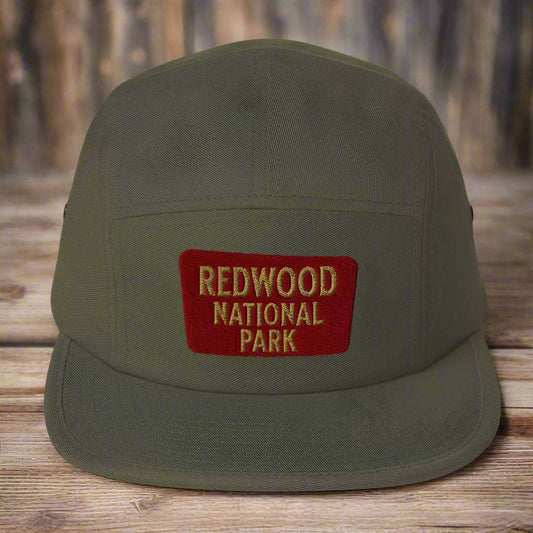 Redwood National Park 5-Panel Hat hat Park Service Apparel Olive