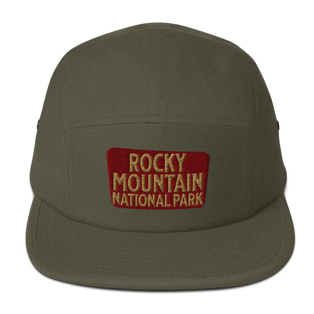 Rocky Mountain National Park 5-Panel Hat hat Park Service Apparel Olive