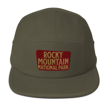 Rocky Mountain National Park 5-Panel Hat hat Park Service Apparel Olive