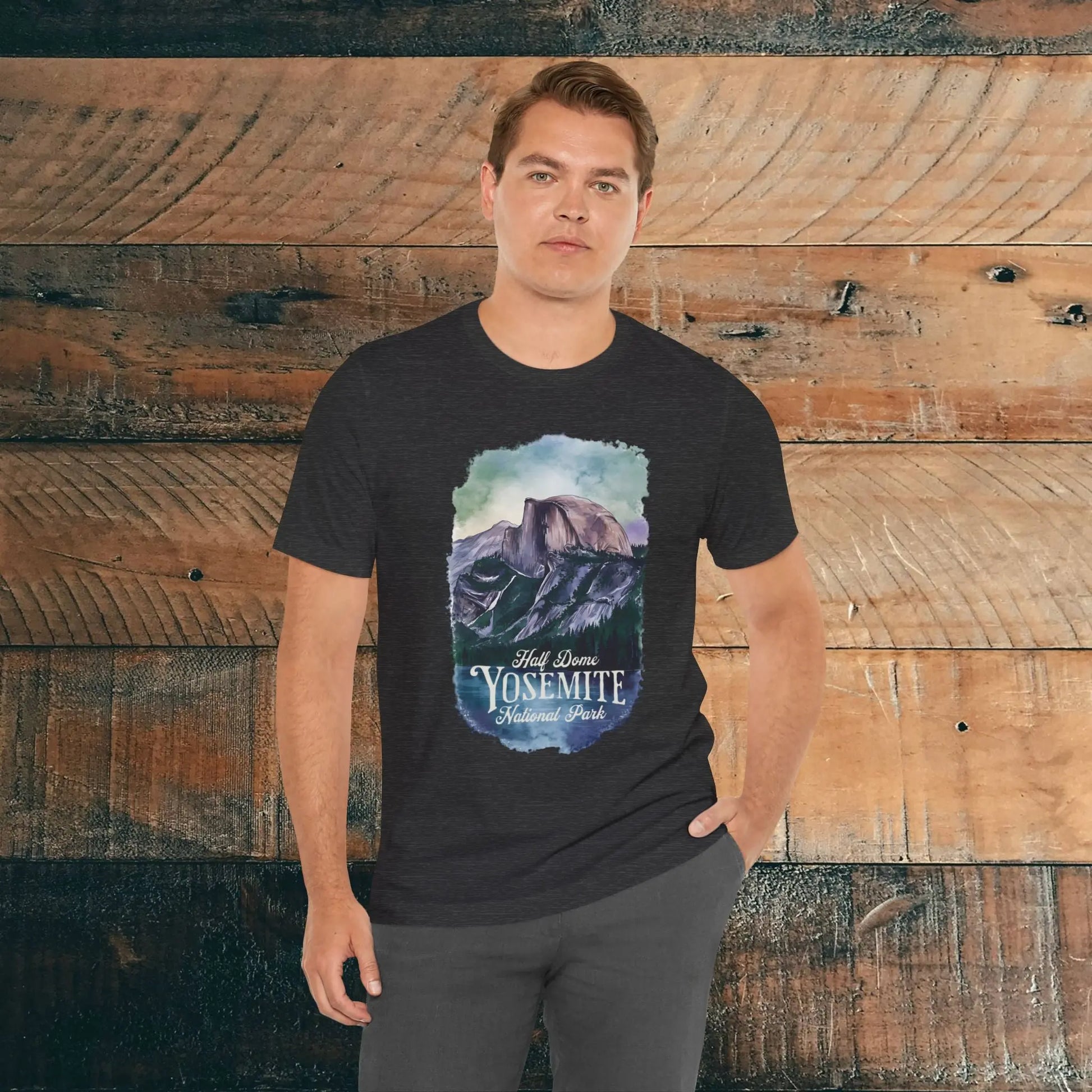 Half Dome Yosemite National Park Unisex Fit Soft T-shirt Nature Tee - Park Service Apparel