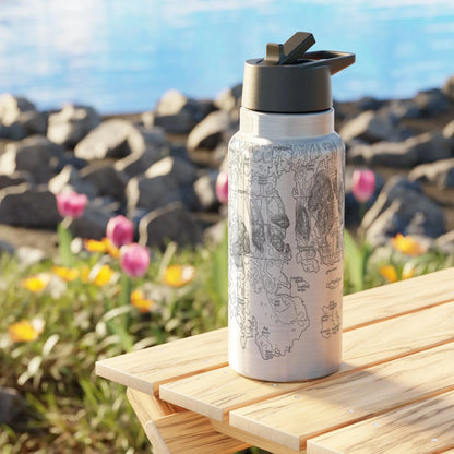 Acadia National Park Water Bottle Tumbler 32oz Double Wall Stainless Steel - Park Service Apparel