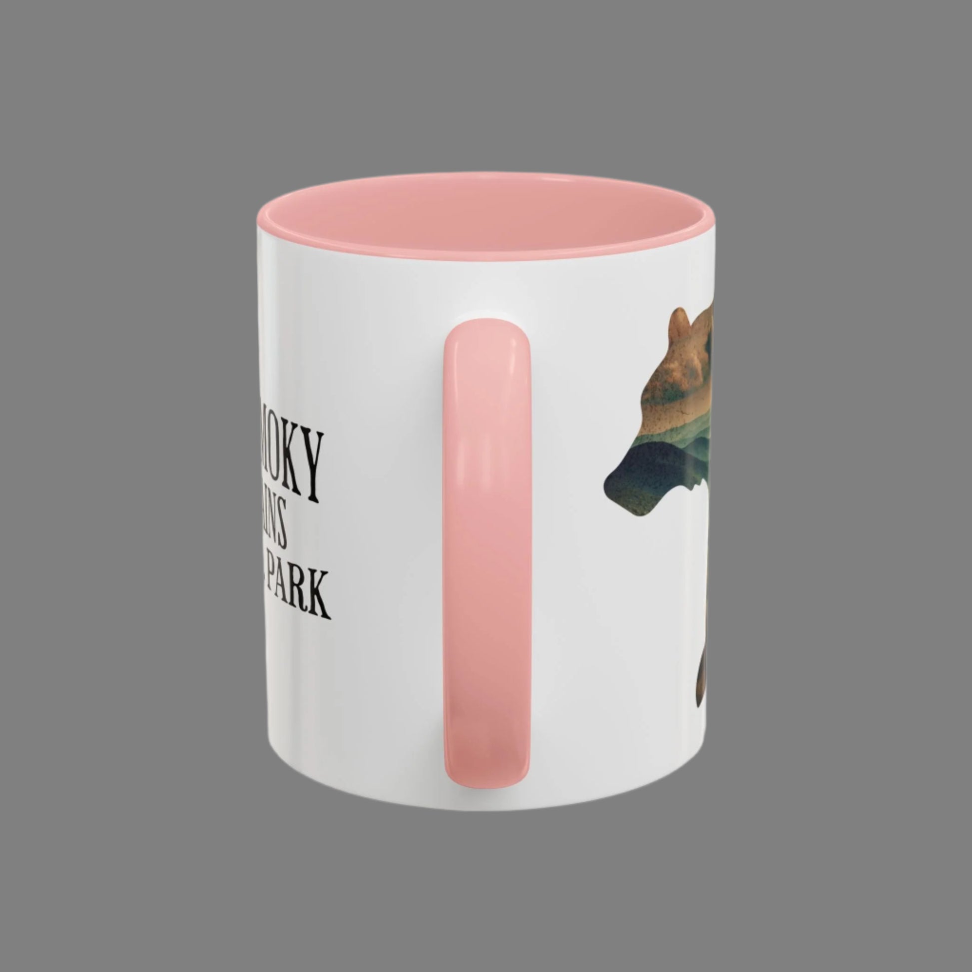 Great Smoky Mountains National Park Colored Coffee Mug 11oz 15oz Bear Cup Printify